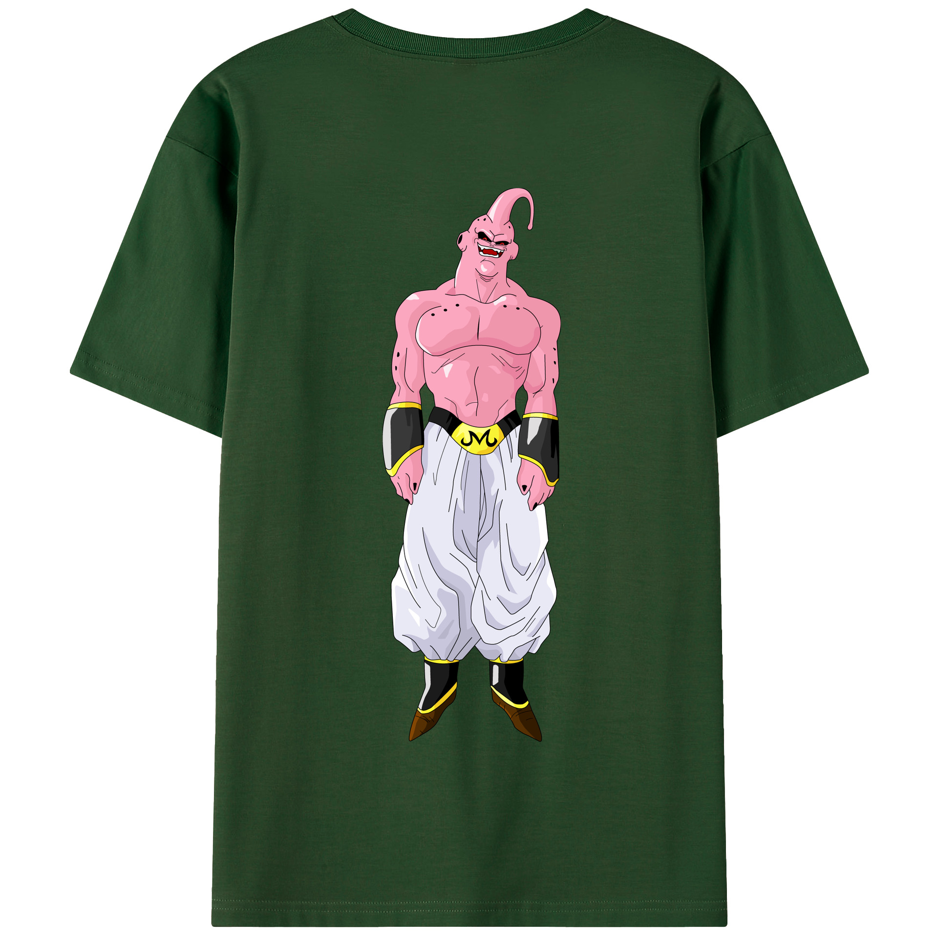 （画像用） ドラゴンボール 魔人ブウ DRAGON BALL Majin Buu 綿100％半袖Tシャツ（背面プリント）